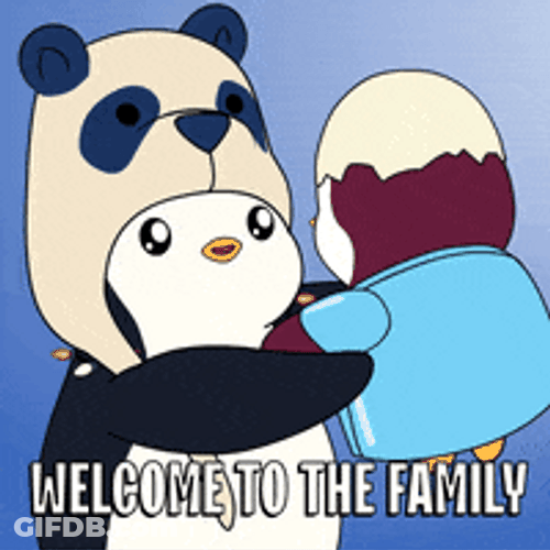 New Family Member Baby Penguin GIF