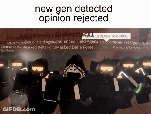 New Gen Detected Opinion Rejected Video Game GIF