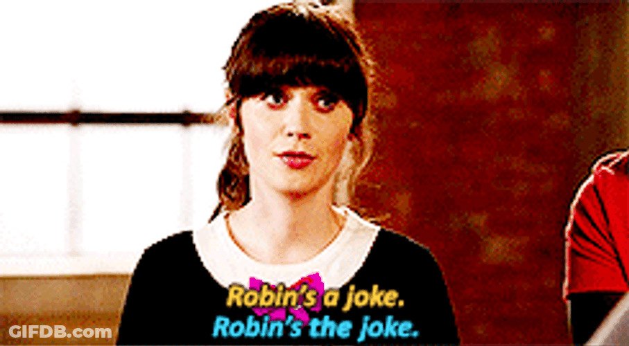New Girl Batman GIF