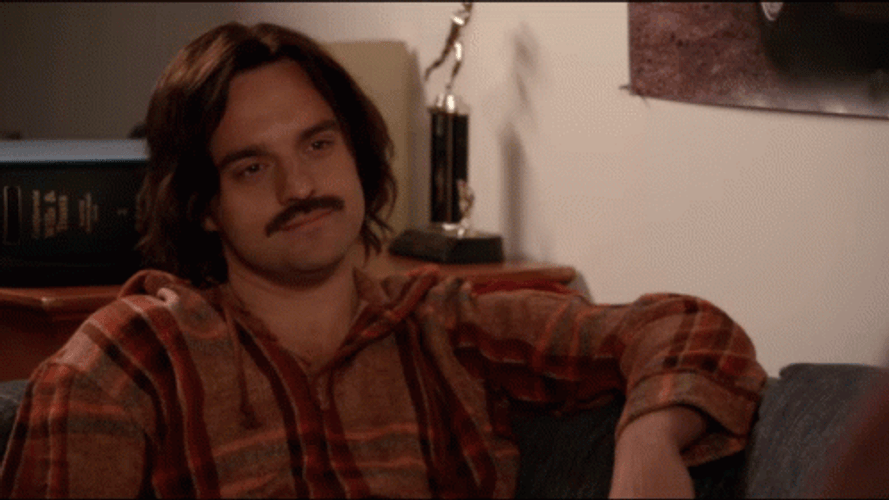 New Girl Head Nod GIF
