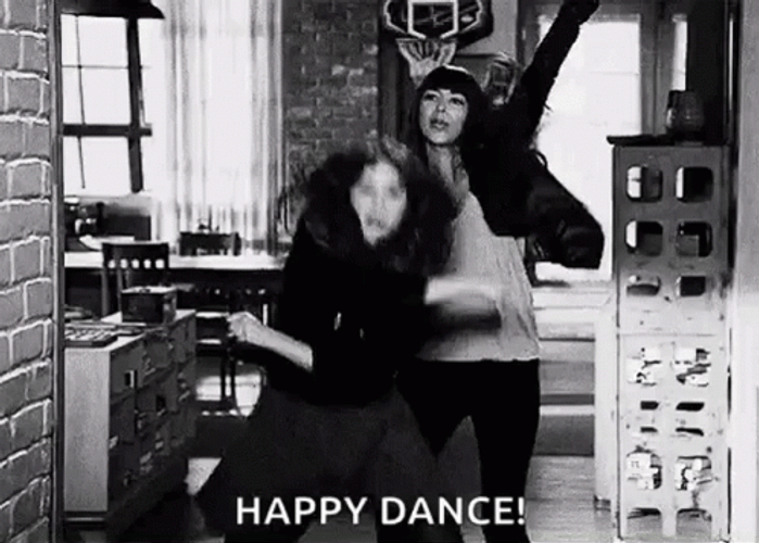New Girl Jess And Cece Stretching Excited Dance GIF