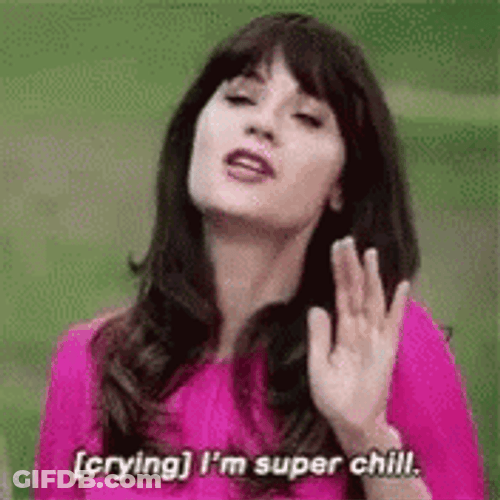 New Girl Jessica Day Im Chill Super Chill GIF