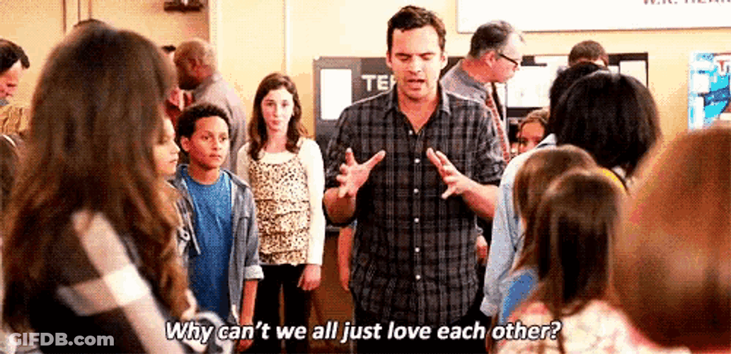 New Girl Love Each Other GIF