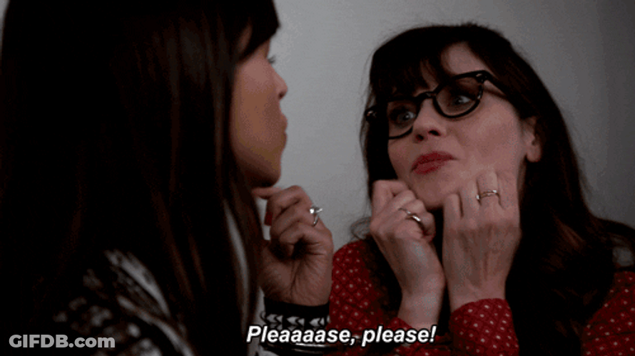 New Girl Please Please GIF
