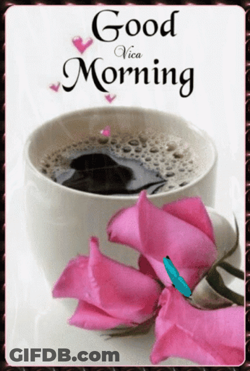 New Good Morning Black Coffee GIF