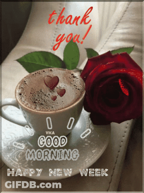 New Good Morning Happy New Week GIF