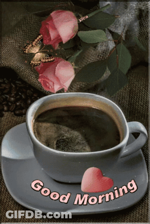 New Good Morning Hot Coffee GIF