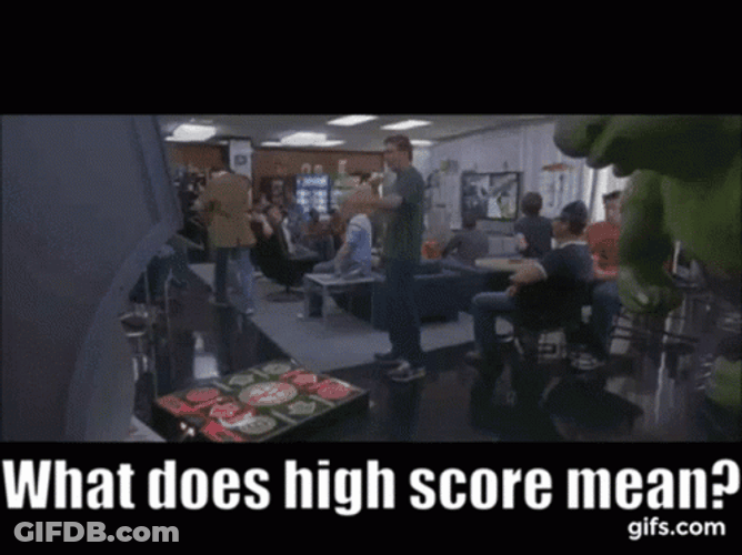 New High Score Is That Bad Grandmas Boy GIF