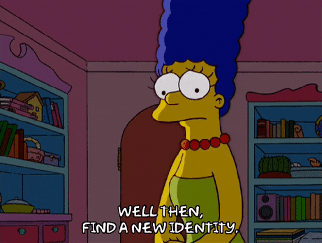 New Identity Marge Simpson GIF