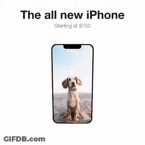 New IPhone Starting At 750 GIF