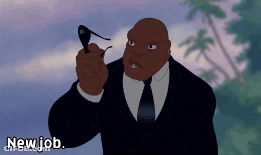 New Job Good Day Cobra Bubbles Lilo And Stitch GIF