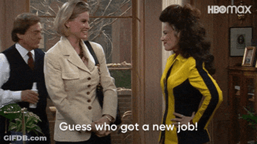 New Job Guess Who The Nanny Excited GIF