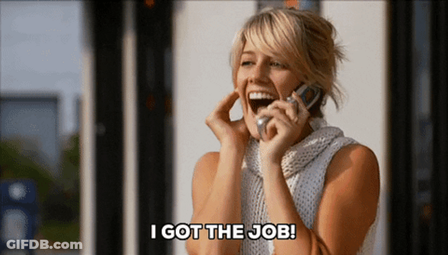 New Job  Heidi Montag Phone Call Excited GIF