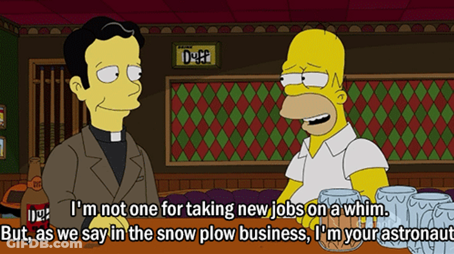 New Job Homer Simpson Sales Talk GIF