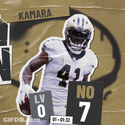 New Orleans Saints 7 Vs Las Vegas Raiders 0 First Quarter GIF
