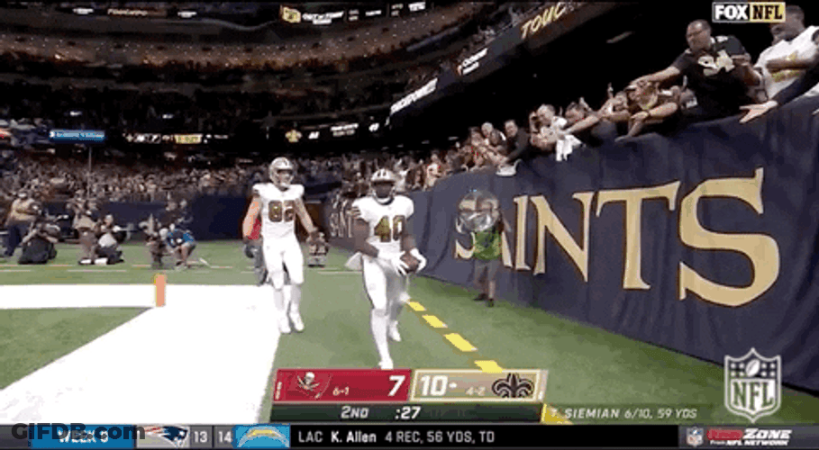 New Orleans Saints Alex Armah Jr As Touchdown Scorer GIF