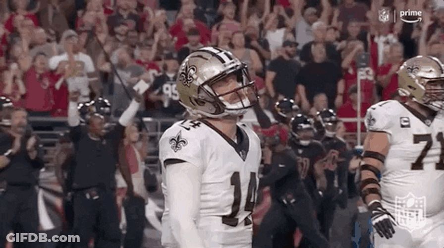New Orleans Saints Andy Dalton Never Disappoints His Fans GIF