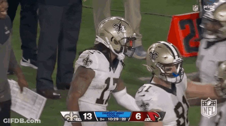 New Orleans Saints Atorian Perry Embraced By His Colleagues GIF