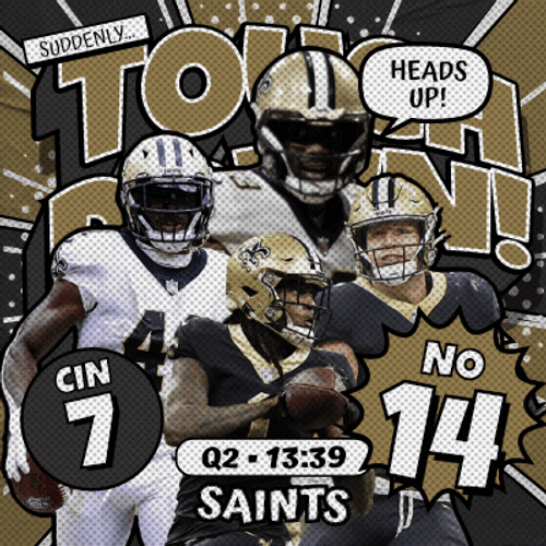 New Orleans Saints Comic Poster GIF