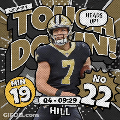 New Orleans Saints Football Player Advertisement GIF