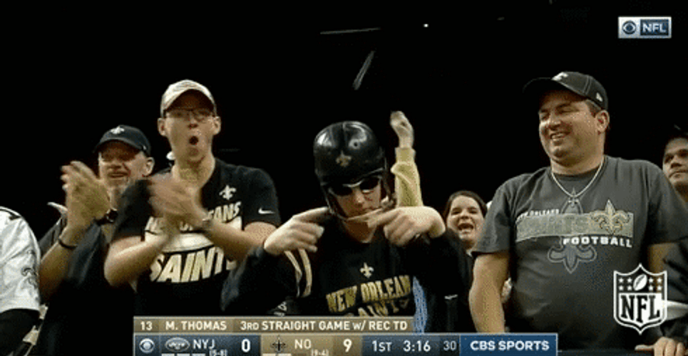 New Orleans Saints Got This Audience So Hyped GIF