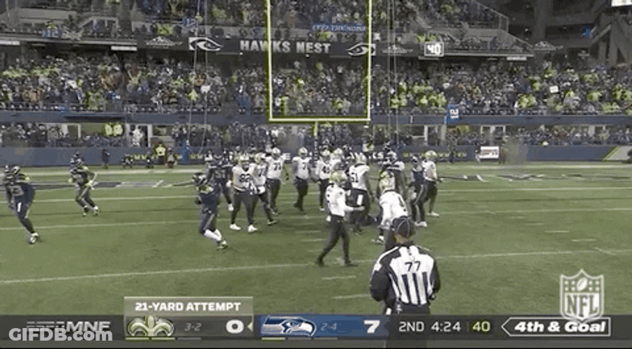 New Orleans Saints Having Break From Thrilling Game GIF
