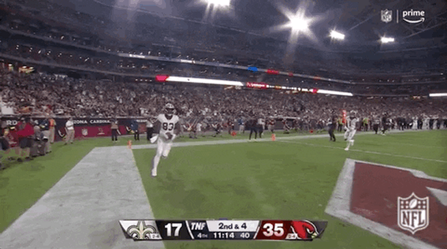 New Orleans Saints Juwan Johnson Scoring Touchdown GIF