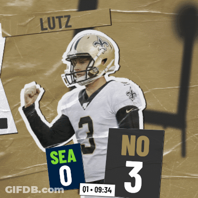 New Orleans Saints Player Fist In Air GIF
