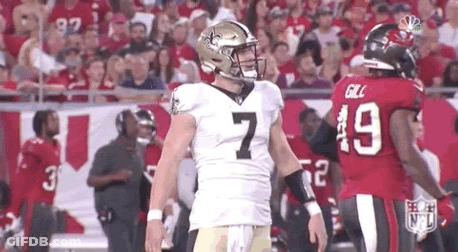 New Orleans Saints Taysom Hill Single Clap GIF