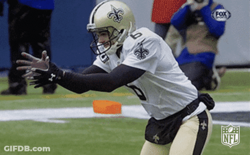 New Orleans Saints Thomas Morstead Receiving Snapped Ball GIF