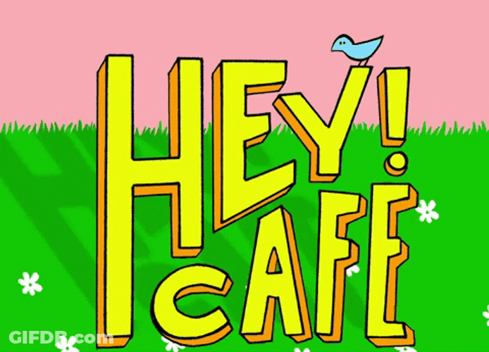 New Orleans Shop Roaster Hey Cafe Animated Logo GIF