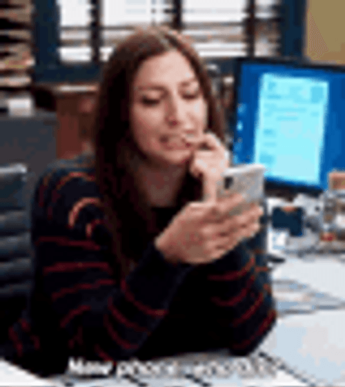 New Phone Who Dis Brooklyn99 Gina GIF
