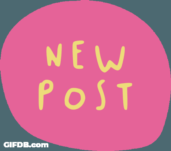 New Post Blinking Effect Pink And Yellow GIF