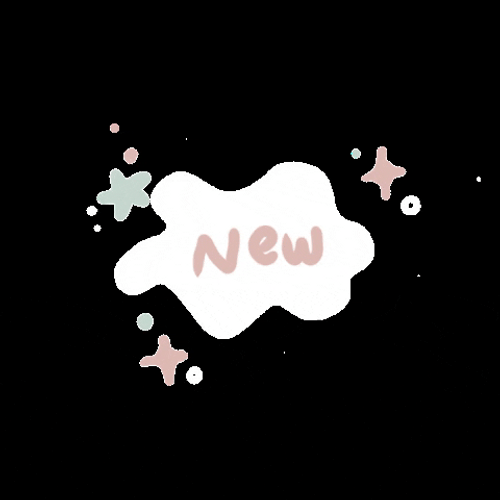 New Post Rainbow Text Effect Black And White GIF