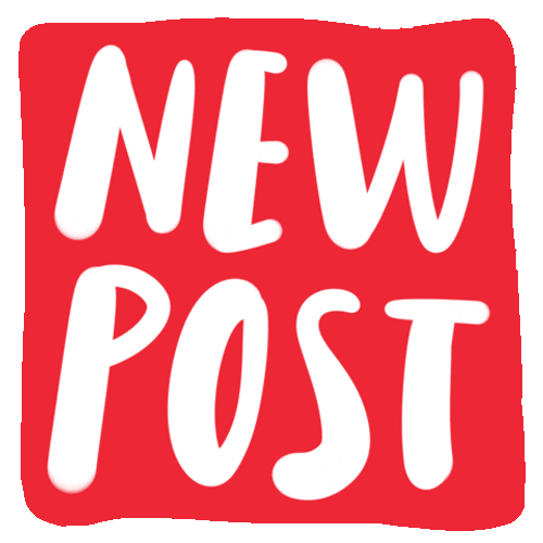 New Post Red And White Color GIF