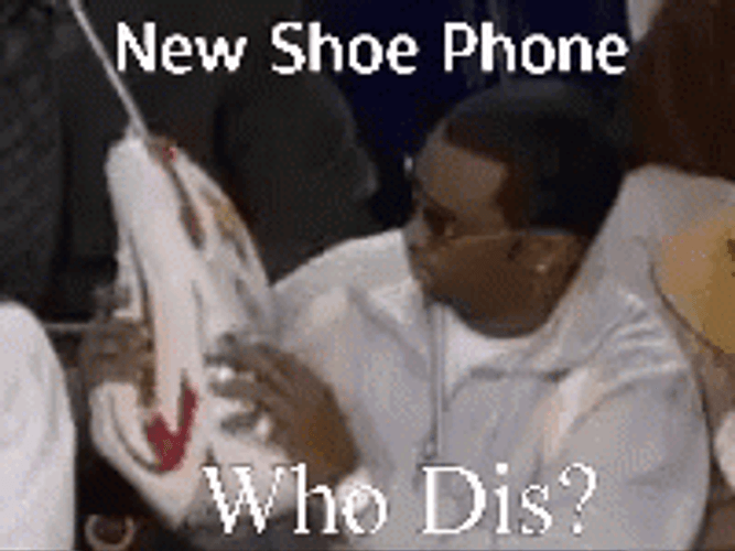 New Shoe Phone GIF