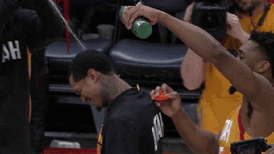 New Teammates Initiation Drenched With Water GIF