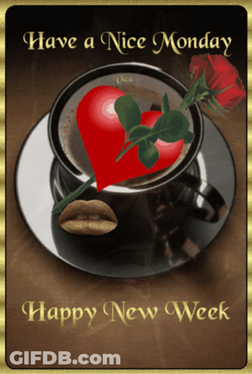New Week Hearty Coffee GIF