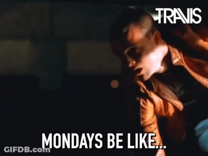 New Week Mondays Be Like GIF