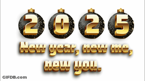 New Year 2025 Greeting Card GIF