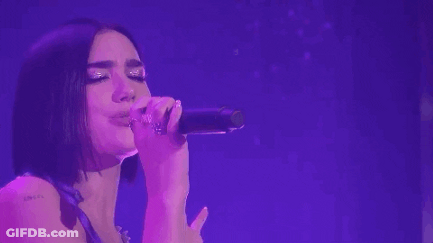 New Year Dua Lipa Electricity GIF