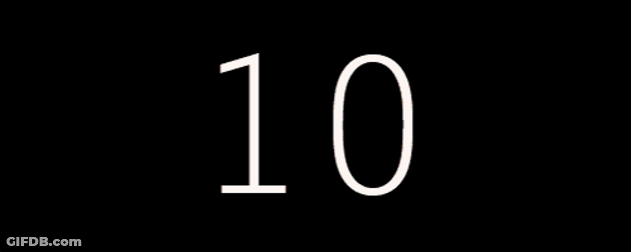 New Year's Eve Countdown And Fireworks GIF