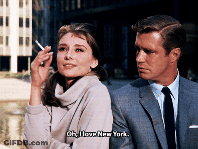 New York Audrey Hepburn GIF