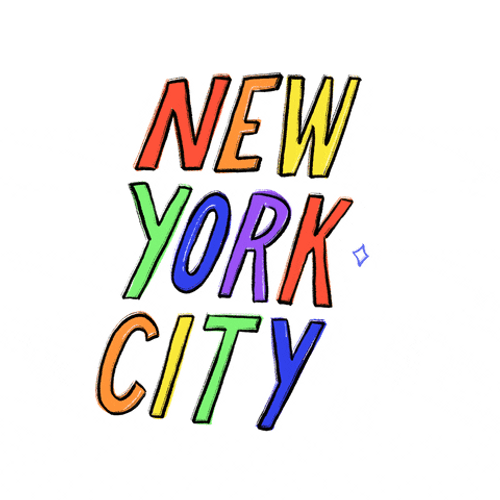 New York City Letter Animation GIF
