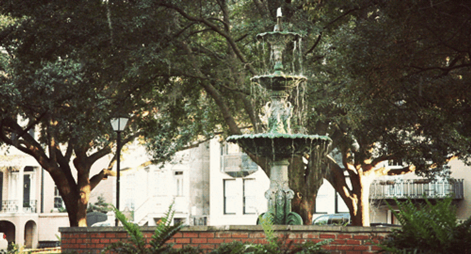 New York City Relaxing Fountain GIF