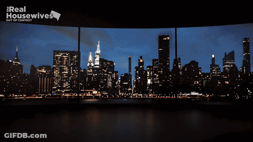 New York City Screen With City Background GIF