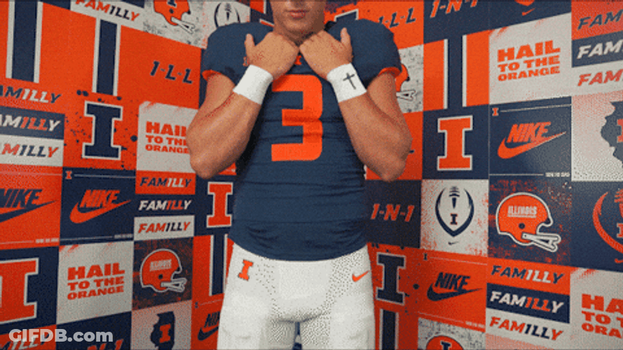 New York Giants Tommy Devito Holding Neckline GIF