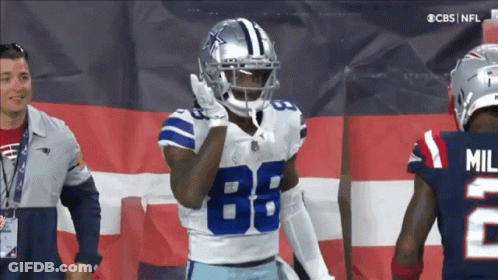 New York Giants Vs Cowboys Football Game GIF