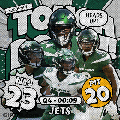 New York Jets Advertisement Says Heading Up GIF