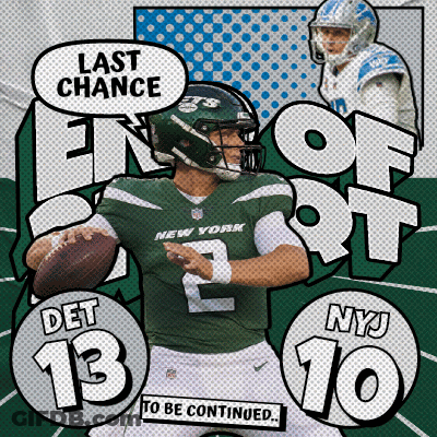 New York Jets Player Holding Football GIF